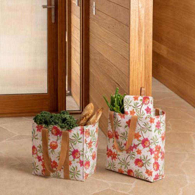 Kollab Market Bag Hibiscus Retreat image number 3